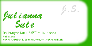julianna sule business card